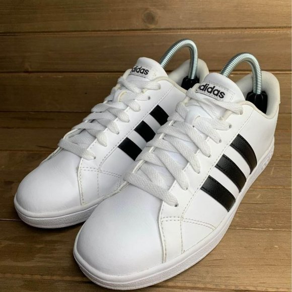 Womens Adidas Neo Cloudfoam AW4409 White Casual Shoes Sneakers Size 7.5 - Picture 6 of 8